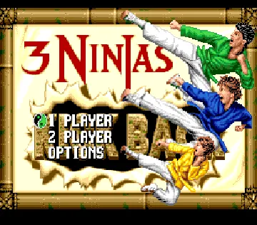 3 Ninjas Kick Back (USA) screen shot title